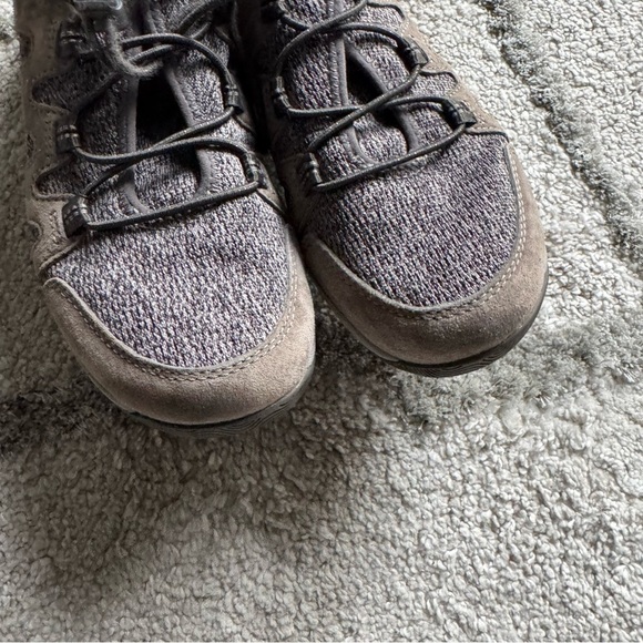 Dansko Holland Charcoal Gray leather Comfort Drawstring Sneaker Shoes 39 8.5 / 9 - Picture 7 of 11